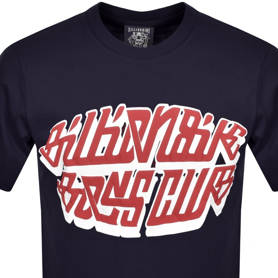 Alternative Image for ProductBillionaire Boys Club Puff Print Logo T Shirt Navy2